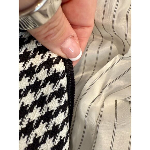 NEW VERONICA BEARD Black White Chek aHutchinson Dickey Jacket NWT - Size S - Picture 6 of 11